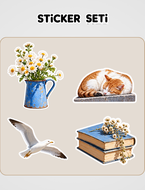 Kuru Kız Sticker Seti