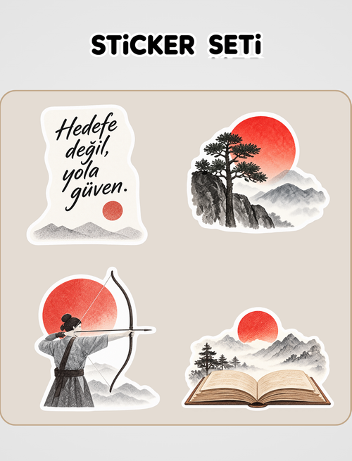 Okçu'nun Yolu Sticker Seti