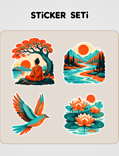 Siddhartha Sticker Seti