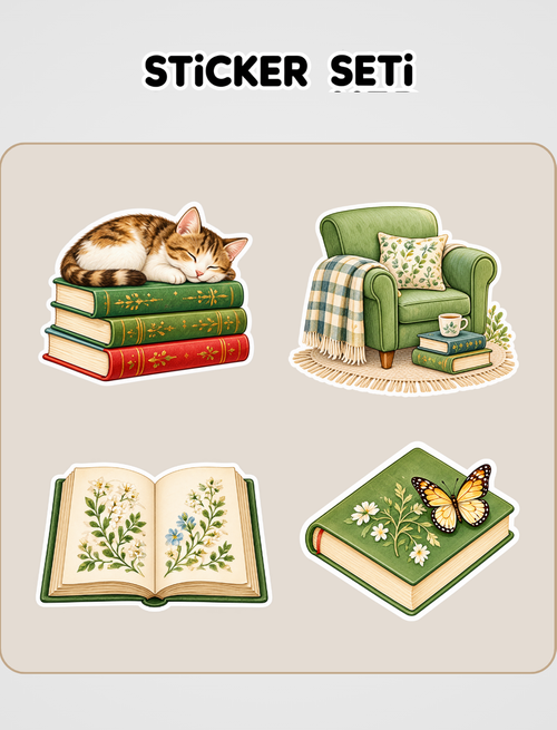 Toltek Bilgelik Kitabı Sticker Seti