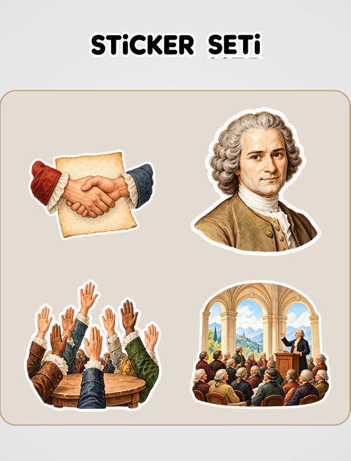 Toplum Sözleşmesi Sticker Seti
