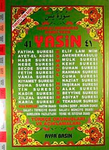 41 Yasin Türkçe Okunuşları ve Açıklamaları (Cami Boy-2. Hamur Kod:073)