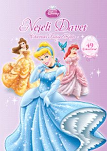 Disney Prenses Neşeli Davet & Çıkartmalı Faaliyet Kitabı