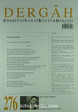 Dergah Edebiyat Sanat Kültür Dergisi Sayı:276 Şubat 2013