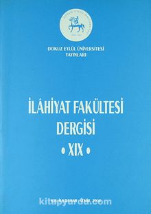 İlahiyat Fakültesi Dergisi XIX (1-G-14) - Bilinmeyen Yazar