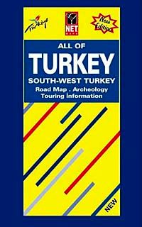 All of Turkey & South-West Turkey (İngilizce) Harita