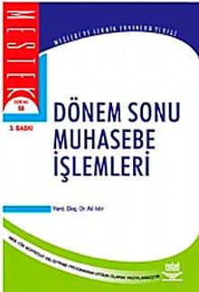 Dönem Sonu Muhasebe İşlemleri