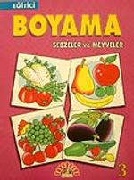 Eğitici Boyama 3 Sebzeler ve Meyveler