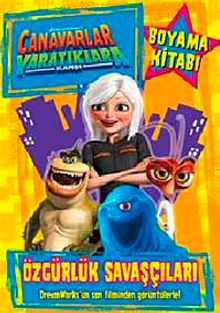 Canavarlar Yaratıklara Karşı Özgürlük savaşçıları Boyama Kitabı
