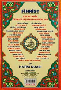 41 Yasin Tebareke Amme Vakıa-Cuma ve Kısa Sureler Satır Altı Renk Uyumlu ve Türkçe Okunuşlu (Orta Boy-Kod:122)