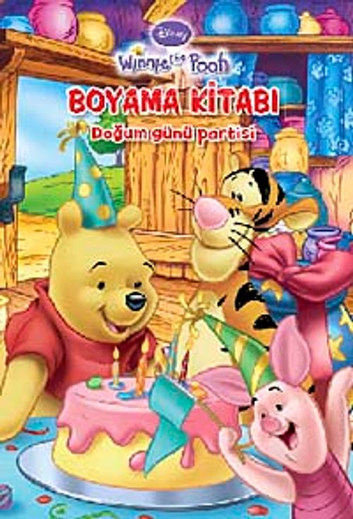 Winnie The Pooh Boyama Kitabı Doğum Günü Partisi