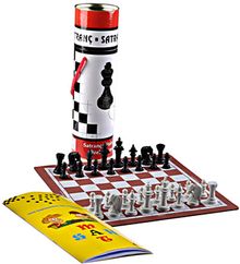 Satranç Kitabı &Silindir kutulu (zemin ve taşları hediye)