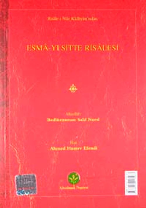 cep boy Esma-yı Sitte Risalesi (Latin Harfli Küçük Eserler)