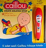 Caillou Hikaye Anlatan Kitap (5 Adet Sesli Caillou Hikaye Kitabı)