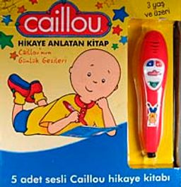Caillou Hikaye Anlatan Kitap (5 Adet Sesli Caillou Hikaye Kitabı)