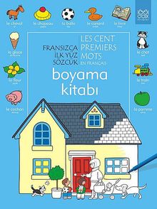 Fransızca İlk Yüz Sözcük Boyama Kitabı