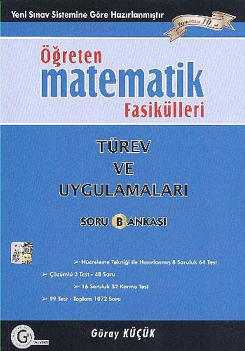 Öğreten Matematik Fasikülleri: Türev ve Uygulamaları Soru Bankası