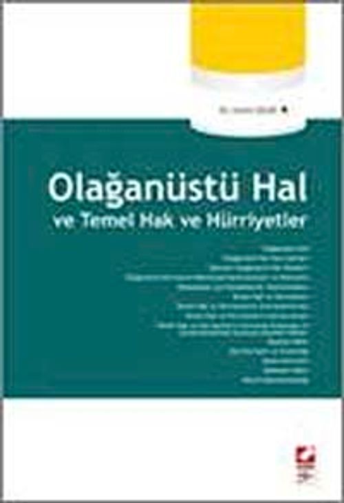 Olağanüstü Hal ve Temel Hak ve Hürriyetler