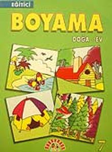 Eğitici Boyama 7 Doğa - Ev