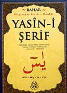 Yasin-i Şerif (Arapça-Bilgisayar Hatlı-Renkli)
