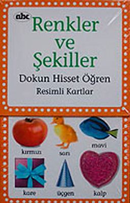 Renkler ve Şekiller & Dokun Hisset Öğren Resimli Kartlar