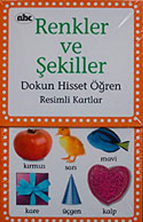 Renkler ve Şekiller & Dokun Hisset Öğren Resimli Kartlar