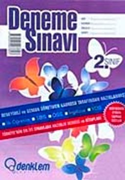 2. Sınıf Deneme Sınavı / 2.Dönem