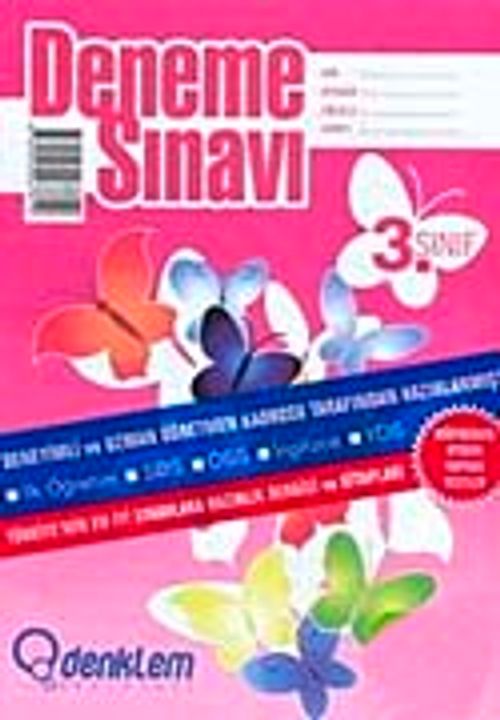 3. Sınıf Deneme Sınavı / 2.Dönem