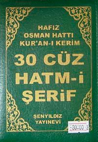 Kur'an-ı Kerim 30 Cüz Hatm-i Şerif (Büyük Cep Boy)