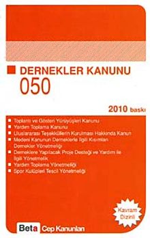 Dernekler Kanunu /  Cep Kanunları 050
