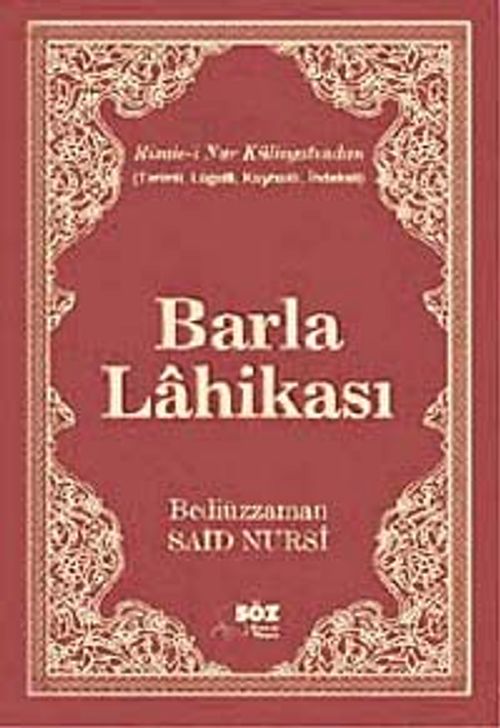 Barla Lahikası / Terimli, Lügatlı, Kaynaklı, İndeksli (Çanta Boy)