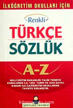 İlköğretim Okulları İçin Renkli Türkçe Sözlük Cep Boy (Kitap Kağıdı  Karton Kapak)