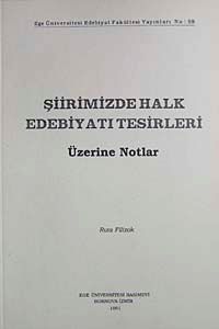 Şiirimizde Halk Edebiyatı Tesirleri  Üzerine Notlar 22-B-6