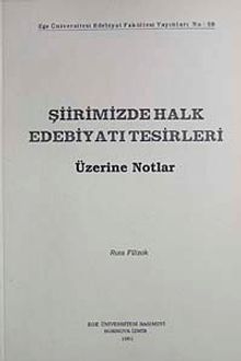 Şiirimizde Halk Edebiyatı Tesirleri  Üzerine Notlar 22-B-6