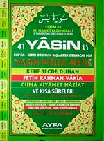 41 Yasin Türkçe Okunuşları ve Açıklamaları (Cami Boy Kod:051)