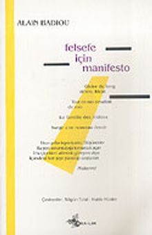Felsefe İçin Manifesto