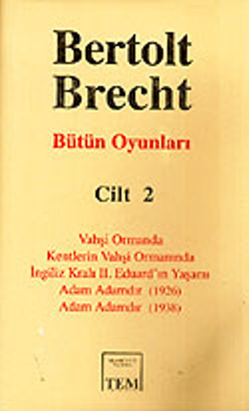 Bütün Oyunları Cilt 2