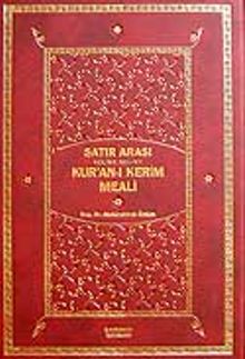 (14x20.5) Tek Kitap Kur'an-ı Kerim Meali Satır Arası Kelime Kelime