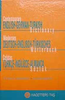 Çağdaş Türkçe-İngilizce- Almanca Sözlük