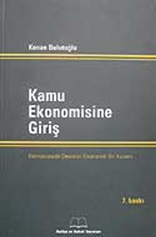 Kamu Ekonomisine Giriş