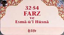 32-54 Farz ve Esma-ü'l Hüsna (Kart)
