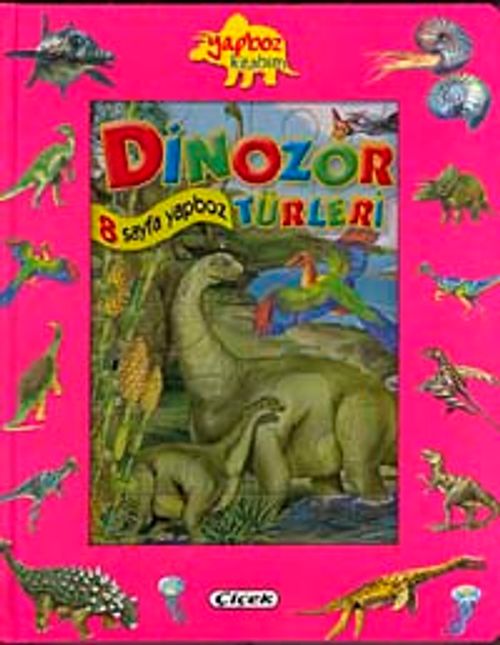 Dinozor Türleri / Yapboz Kitabım (Ciltli)