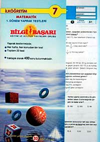 Matematik 7.Sınıf Yaprak Test I.Dönem
