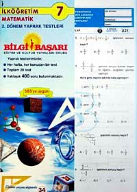Matematik 7.Sınıf Yaprak Test II.Dönem
