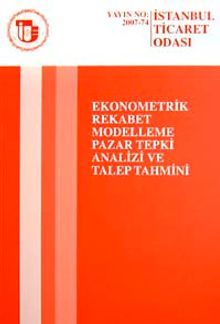 Ekonometrik Rekabet Modelleme Pazar Tepki Analizi ve Talep Tahmini