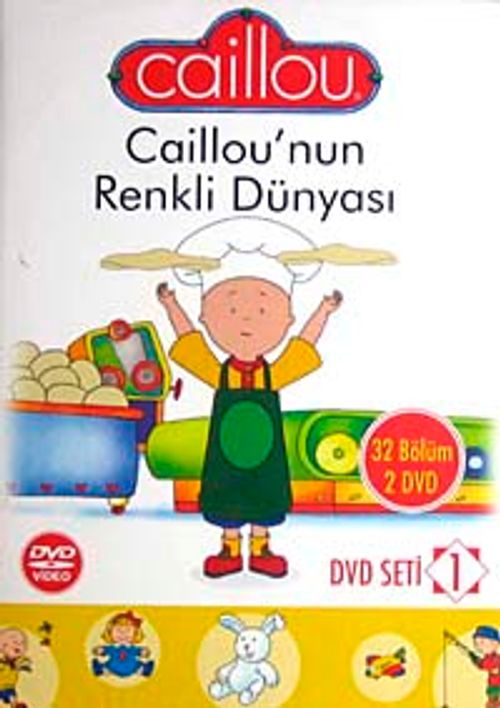 Caillou'nun Renkli Dünyası DVD Seti-1 (2 DVD 32 Bölüm)