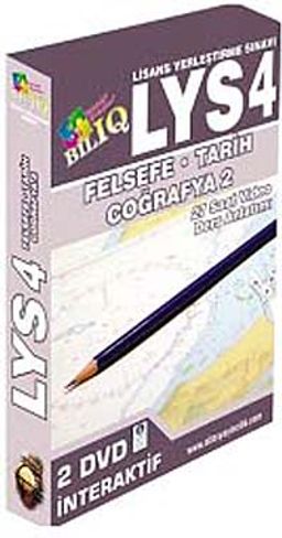 BİL IQ LYS-4 Tarih-Coğrafya-Felsefe Hazırlık İnteraktif 2 Dvd