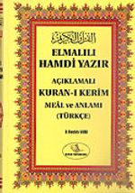 Orta Boy-Elmalılı Hamdi Yazır Açıklamalı Kuran-ı Kerim Meal ve Anlamı (Türkçe)