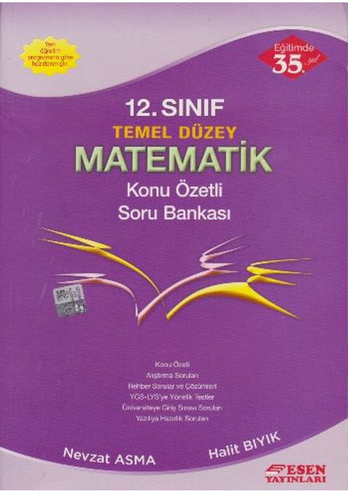 12. Sınıf Temel Düzey Matematik Konu Özetli Soru Bankası