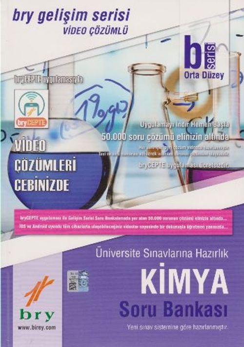 B Serisi Orta Düzey Kimya Soru Bankası - Video çözümlü